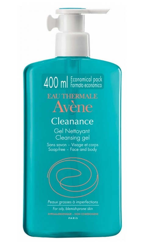 Avène Cleanance Gel Nettoyant 400ml Pompe